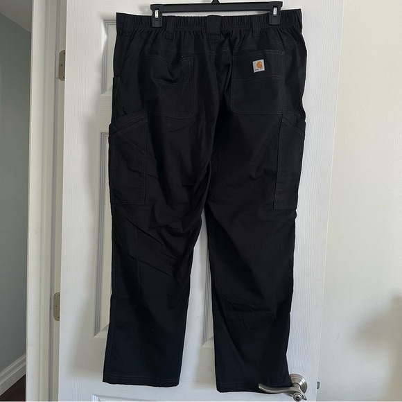 Size XL Men’s C56418 Carhartt Ripstop Rugged Flex Straight Leg Cargo Scrub Pants - Picture 4 of 8